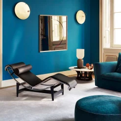 4 Chaise Longue À Reglage Continu By Le Corbusier & Pierre Jeanneret & Charlotte Perriand - Pelle nera*Cassina Online