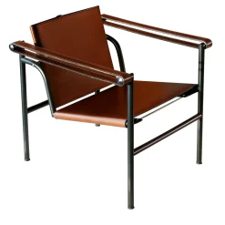 1 Fauteuil à dossier basculant Brown Lounge Chair*Cassina Discount