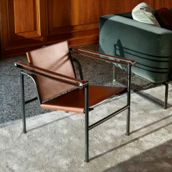 1 Fauteuil à dossier basculant Brown Lounge Chair*Cassina Discount