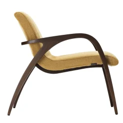 1983 Poltrona Gialla e Marrone di Franco Albini*Exteta Clearance