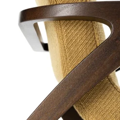 1983 Poltrona Gialla e Marrone di Franco Albini*Exteta Clearance