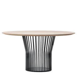 0142 Ray Tavolo rotondo in rovere naturale di Studio Gabbertas*TrabA' Hot