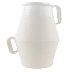 Annaffiatoio Bianco Latte 06 in ceramica bianca*Lando Discount