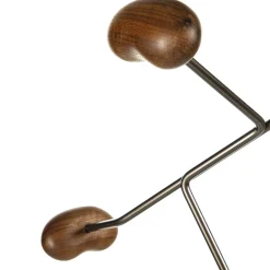 Appendiabiti in metallo e legno marrone Seed*Durame Outlet