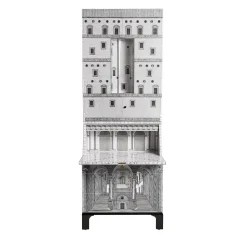 Architettura Trumeau bianco e nero*Fornasetti