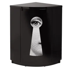 Armadietto angolare nero Serratura*Fornasetti Clearance