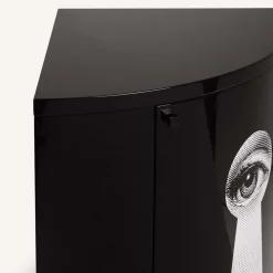 Armadietto angolare nero Serratura*Fornasetti Clearance