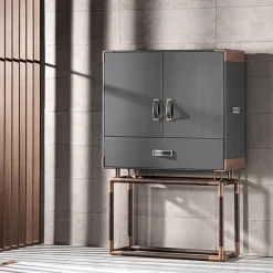 Armadietto Anzio grigio scuro*Meroni & Colzani Best