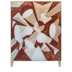 Armadietto basso rosa Marble Esplosione*Marzia Boaglio Sale