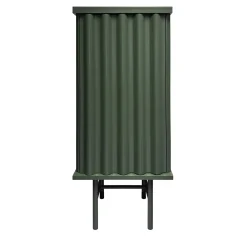 Armadietto in MDF verde rosmarino Curl*DLA Design Lab