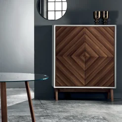 Armadio alto in legno Bagutta*Meroni & Colzani Best