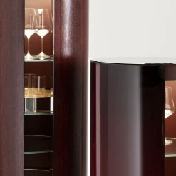 Armadio cilindrico rosso sfumato*Laura Meroni Hot