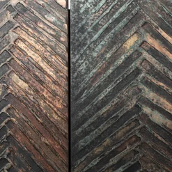 Armadio da bar in legno verde rame*BottegaNera Furniture Best