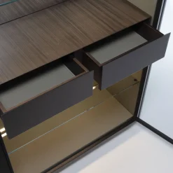 Armadio in vetro con cassetti Dafne*Carpanelli Best