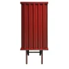 Armadio MDF rosso fuoco Curl*DLA Design Lab