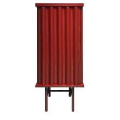 Armadio MDF rosso fuoco Curl*DLA Design Lab