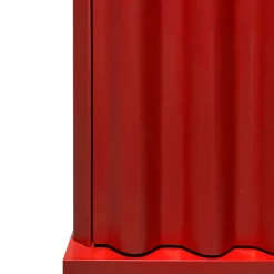 Armadio MDF rosso fuoco Curl*DLA Design Lab