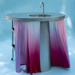 Ballerina Rosa Cucina in acciaio con lavello*M'AMA Interni + di Federica Zama Clearance