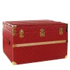 Baule Reale in Pelle Rossa*Terrida Discount