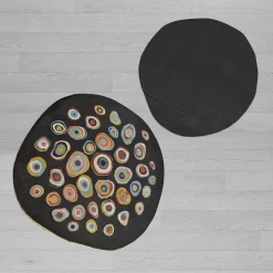 BonBon Tavolino irregolare dorato e nero*Cupioli Sale