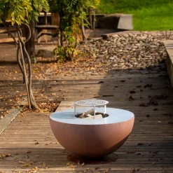 BQ157 Tulipano Barbecue Rotondo in Ferro*LaFerrotecnica Clearance