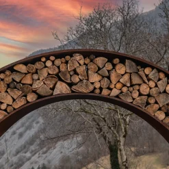 BQ166 WOW Barbecue Circolare in Acciaio Corten*LaFerrotecnica Clearance