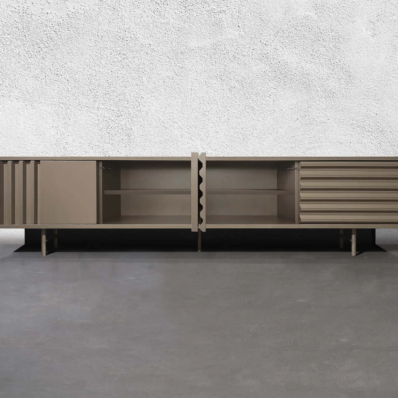 B-SIDE Credenza a 4 ante color beige sabbia*DLA Design Lab Discount