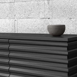 B-SIDE Credenza a 4 ante grigio ardesia*DLA Design Lab Clearance