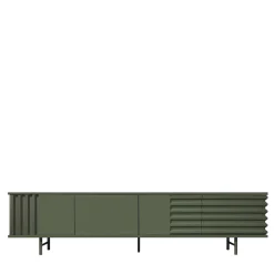 B-SIDE Credenza a 4 ante in MDF verde rosmarino*DLA Design Lab Hot