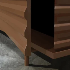 B-Side Credenza a 2 ante in MDF color marrone ruggine*DLA Design Lab Sale