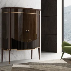 Cabinet da bar Hollywood Glossy Brown*Alberto & Mario Ghezzani Hot