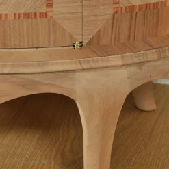 Cabinet ovale intarsiato in stile veneziano Venezia '700 Luigi XV*Vangelista 1960 Online