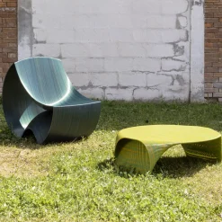 Capri Green Lounge Chair*Mediterranea Design Clearance