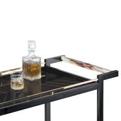 Carrello da bar in legno di ebano*Arcahorn Hot