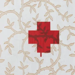 Cassetta di pronto soccorso beige e rossa*Scapin Collezioni Clearance