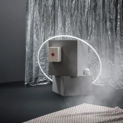 Cassetta di pronto soccorso beige e rossa*Scapin Collezioni Clearance