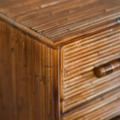 Cassettiera a 3 Cassetti Con Quattro Gambe In Bambù*Molto Collectibles Hot