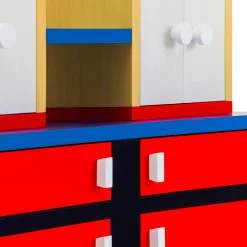 Cassettiera con armadi Granito di Nathalie Du Pasquier - Post Design*Memphis Best