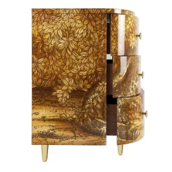Cassettiera curva Leopardo*Fornasetti Clearance