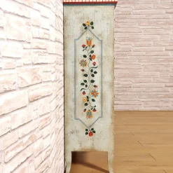 Cassettiera floreale in stile tirolese Tirolesi '700*Vangelista 1960 Discount