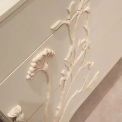 Cassettiera Linpha in Legno di Acero Bianco con 4 Cassetti*Cafedesart Online