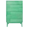 Cassettone a sei cassetti verde scandinavo Dovetail*Ebanisteria Roberto Gambella Clearance