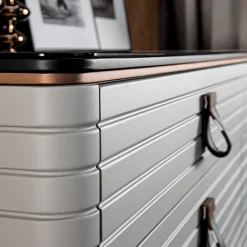 Cassettone grigio a 6 cassetti Levanzo*Meroni & Colzani Clearance