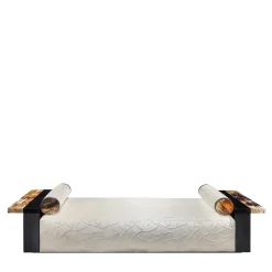 Chaise longue bianca Egon*Arcahorn Hot