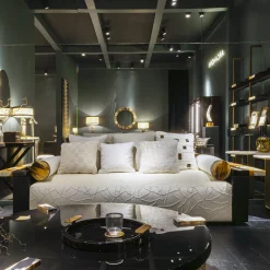 Chaise longue bianca Egon*Arcahorn Hot