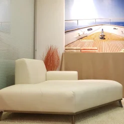 Chaise Longue Bianca Estensibile Di Studio Mamo*Zanaboni New