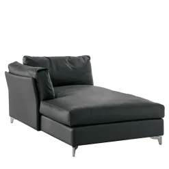 Chaise longue nera Bahia di Giuseppe Bavuso*Alivar Outlet