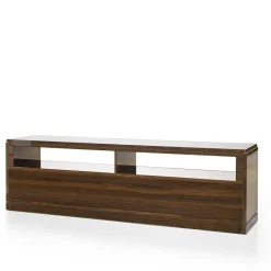 Collezione FB con conchiglia bassa in legno di noce e metallo*Franco Bianchini Best