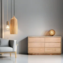 Comò a 6 cassetti a coda di rondine*Ebanisteria Roberto Gambella Clearance