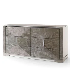 Comò a 6 cassetti in cristallo FB Collection*Franco Bianchini Best